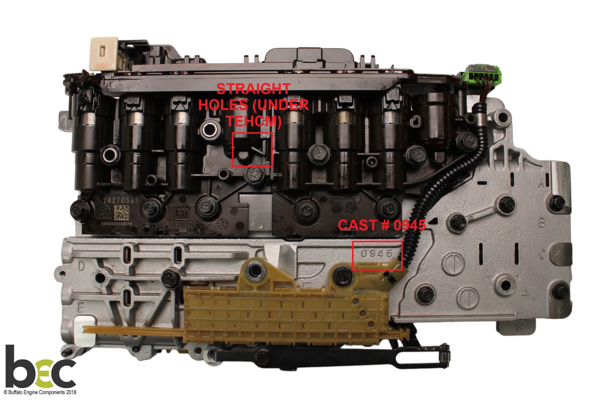 45740CAK - 6L80 USED VALVE BODY & TEHCM 0955 2010-UP - Product Details